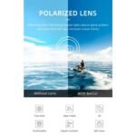 ⁦Lunettes de Soleil Polarisées Homme BARCUR BC8728 – Aviateur, Noir et Argent⁩ - الصورة ⁦6⁩