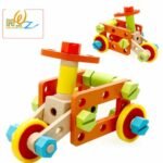 ⁦Boîte à outils en bois – vis, écrous et assemblage⁩ - الصورة ⁦5⁩