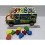 ⁦Bus musical en bois – formes et percussion⁩ - الصورة ⁦5⁩