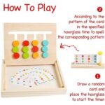 ⁦Logic Game 4 couleurs – jeu de réflexion en bois⁩ - الصورة ⁦5⁩