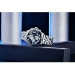 ⁦Montre Homme BENYAR 51080 Chronographe – Cadran Bleu à Compteurs Blancs, Acier⁩ - الصورة ⁦6⁩