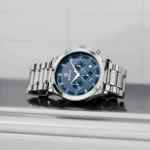 ⁦Montre Homme BENYAR 5160 Chronographe – Cadran Bleu, Acier Argenté⁩ - الصورة ⁦10⁩