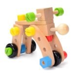 ⁦Jeu d'assemblage en bois – blocs de construction⁩ - الصورة ⁦7⁩