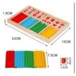 ⁦Jeu de chiffres en bois – comptage Montessori⁩ - الصورة ⁦7⁩