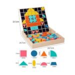 ⁦Boîte mosaïque en bois – puzzle et tableau⁩ - الصورة ⁦7⁩