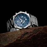 ⁦Montre Homme BENYAR 5160 Chronographe – Cadran Bleu, Acier Argenté⁩ - الصورة ⁦11⁩