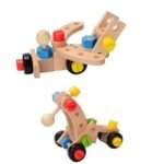 ⁦Jeu d'assemblage en bois – blocs de construction⁩ - الصورة ⁦8⁩
