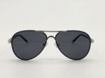 ⁦Lunettes de Soleil Polarisées Homme BARCUR BC8728 – Aviateur, Noir et Argent⁩ - الصورة ⁦7⁩