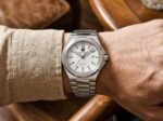 ⁦Montre Homme BENYAR 5219 Automatique – Cadran Blanc, Acier, 50 m⁩ - الصورة ⁦8⁩