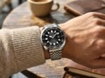 ⁦Montre Homme BENYAR 5211 Automatique – Cadran Noir, Acier, 50 m⁩ - الصورة ⁦9⁩