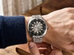 ⁦Montre Homme BENYAR 5211 Automatique – Cadran Beige, Acier, 50 m⁩ - الصورة ⁦8⁩