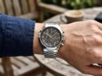 ⁦Montre Homme BENYAR 5210 Chronographe – Cadran Gris, Acier⁩ - الصورة ⁦9⁩