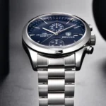 ⁦Montre Homme BENYAR 5187 Chronographe – Cadran Bleu, Acier⁩ - الصورة ⁦7⁩