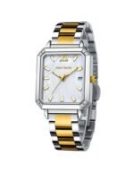 ⁦Montre Femme MINI FOCUS MF0472L Rectangulaire – Bicolore Or et Argent⁩ - الصورة ⁦7⁩