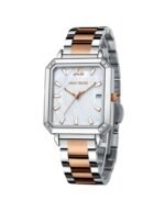 ⁦Montre Femme MINI FOCUS MF0472L Rectangulaire – Bicolore Or Rose et Argent⁩ - الصورة ⁦7⁩