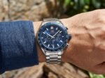 ⁦Montre Homme MINI FOCUS MF0403 Chronographe – Cadran Bleu, Acier Argenté⁩ - الصورة ⁦10⁩