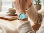 ⁦Montre Femme MINI FOCUS MF0611L – Argentée, Cadran Turquoise⁩ - الصورة ⁦6⁩