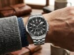 ⁦Montre Homme MINI FOCUS MF0613 Multifonction – Cadran Noir, Acier Argenté⁩ - الصورة ⁦8⁩