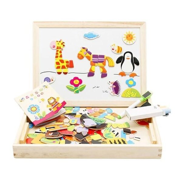 Planche puzzle magnétique multifonction – Forêt