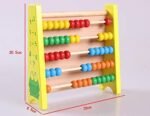 ⁦Boulier en bois – 10 rangées de perles⁩ - الصورة ⁦5⁩