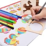 ⁦Tableau de coloriage graffiti en bois – 52 planches⁩ - الصورة ⁦3⁩