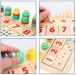 Tableau Montessori des mathématiques – anneaux et colonnes