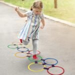 ⁦Jeu de marelle – 10 anneaux avec connecteurs⁩ - الصورة ⁦3⁩