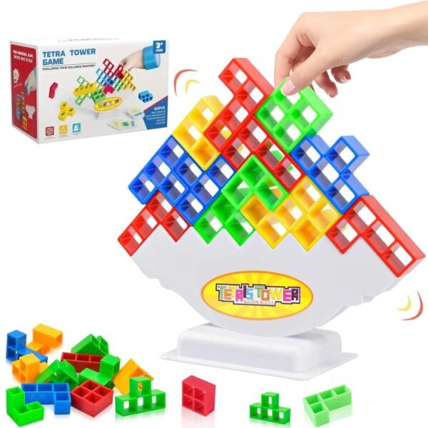 Tour d'équilibre à empiler – jeu de balance