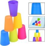 ⁦Gobelets empilables – jeu de cartes⁩ - الصورة ⁦3⁩