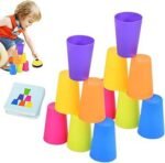 ⁦Gobelets empilables – jeu de cartes⁩ - الصورة ⁦2⁩