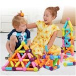 ⁦Jeu de construction magnétique – 64 boules et tiges⁩ - الصورة ⁦4⁩