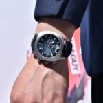 ⁦Montre Homme BENYAR 5205 Chronographe 43 mm – Cadran Bleu, Boîtier Argenté, Bracelet Bleu⁩ - الصورة ⁦2⁩