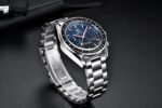 ⁦Montre Homme BENYAR 5194 Chronographe – Cadran Bleu, Acier⁩ - الصورة ⁦5⁩