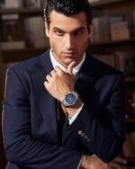 ⁦Montre Homme BENYAR 5160 Chronographe – Cadran Bleu, Acier Argenté⁩ - الصورة ⁦7⁩