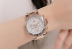 ⁦Montre Homme MINI FOCUS MF0470 Chronographe – Bicolore Or Rose et Argent, Cadran Blanc⁩ - الصورة ⁦7⁩