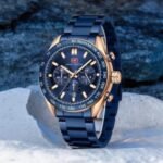 ⁦Montre Homme MINI FOCUS R04003 Chronographe – Cadran Bleu, Or Rose⁩ - الصورة ⁦2⁩