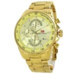 ⁦Montre Homme MINI FOCUS MF0218 Chronographe – Tout Doré⁩ - الصورة ⁦2⁩