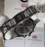 ⁦Montre Homme MINI FOCUS MF01088 Chronographe – Cadran Bleu, Acier Argenté, avec Bracelet⁩ - الصورة ⁦5⁩