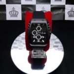 ⁦Montre Homme NAVIFORCE Chronographe Tonneau – Tout Noir, Silicone⁩ - الصورة ⁦2⁩