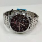 ⁦Montre Homme MINI FOCUS MF0282 Chronographe – Cadran Noir, Acier Argenté⁩ - الصورة ⁦3⁩