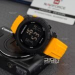 ⁦Montre Homme NAVIFORCE Digitale Sport – Bracelet Jaune⁩ - الصورة ⁦2⁩