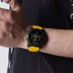 ⁦Montre Homme NAVIFORCE Digitale Sport – Bracelet Jaune⁩ - الصورة ⁦7⁩