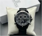 ⁦Montre Homme NAVIFORCE NF9217 Analogique-Digitale – Tout Noir⁩ - الصورة ⁦2⁩