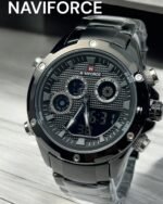 ⁦Montre Homme NAVIFORCE NF9217 Analogique-Digitale – Tout Noir⁩ - الصورة ⁦4⁩