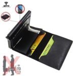⁦Porte-Cartes Anti-RFID à Éjection – Noir⁩ - الصورة ⁦3⁩