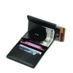 ⁦Porte-Cartes Anti-RFID à Éjection – Noir⁩ - الصورة ⁦4⁩