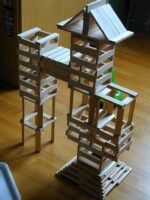 ⁦Blocs de construction en bois naturel – 300 pièces⁩ - الصورة ⁦6⁩