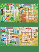 ⁦Jeu de mots croisés en bois – famille et enfants⁩ - الصورة ⁦6⁩