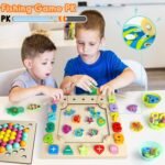 ⁦Jeu de pêche et mathématiques Montessori 6 en 1 en bois⁩ - الصورة ⁦7⁩