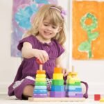 ⁦Tour arc-en-ciel à 3 colonnes – Montessori⁩ - الصورة ⁦7⁩